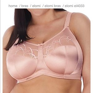 Elomi Cate Wireless Bra in Latte UK 36 G/ US 36I